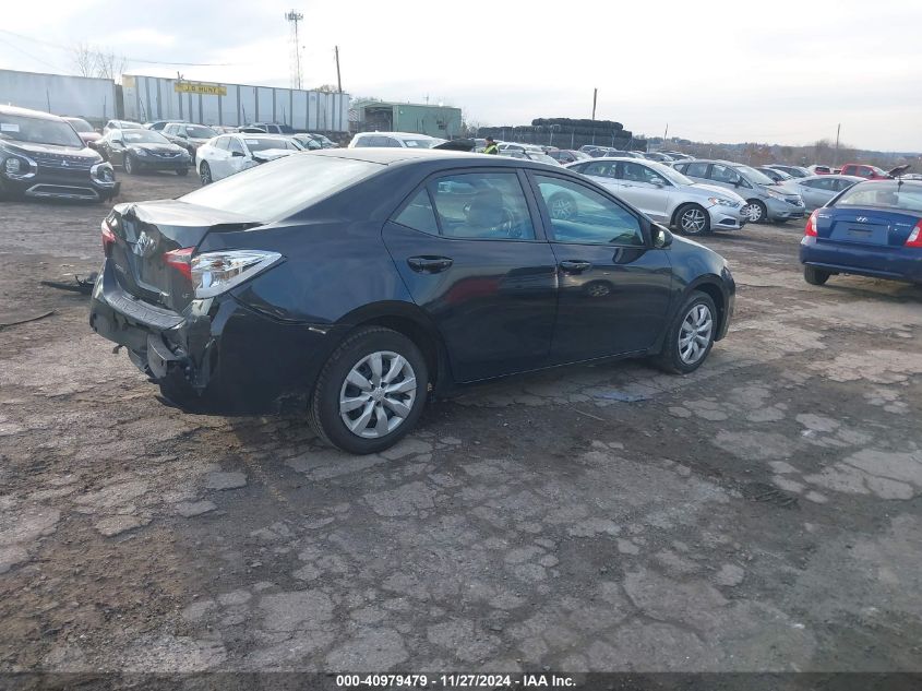 VIN 2T1BURHE6FC471442 2015 Toyota Corolla, LE no.4