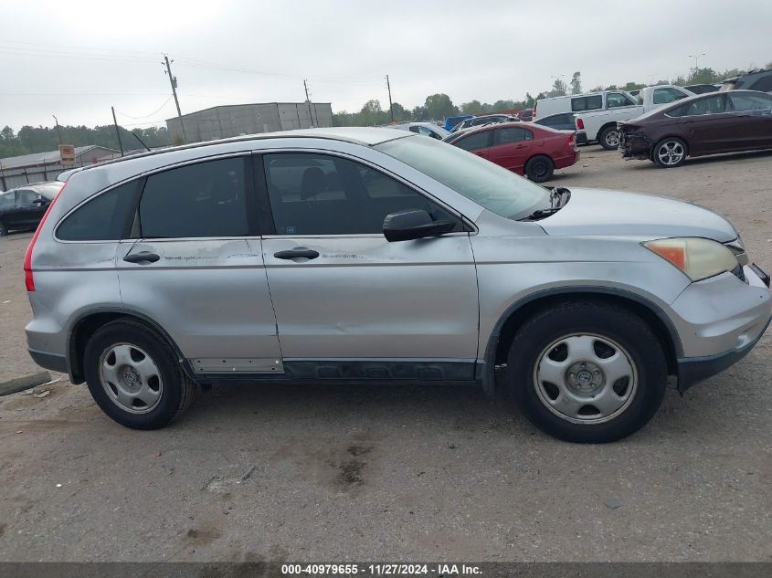 2010 Honda Cr-V Lx VIN: 3CZRE3H30AG702559 Lot: 40979655