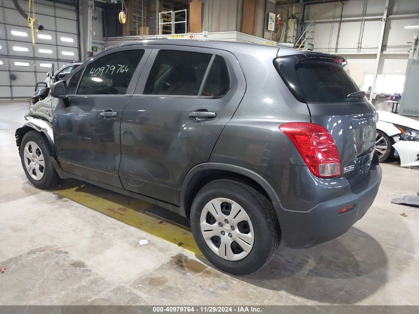 VIN 3GNCJKSB6GL264784 2016 Chevrolet Trax, 1LS no.3