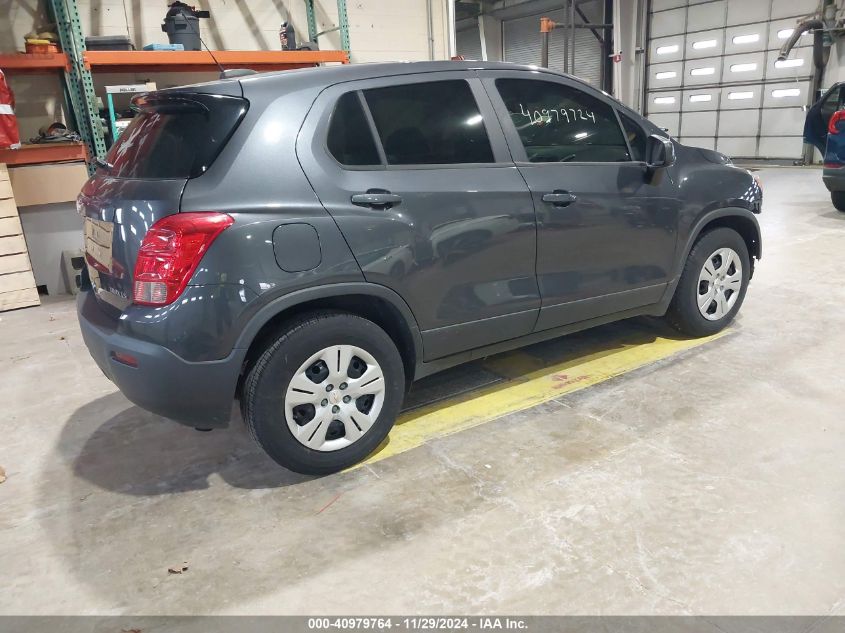 VIN 3GNCJKSB6GL264784 2016 Chevrolet Trax, 1LS no.4