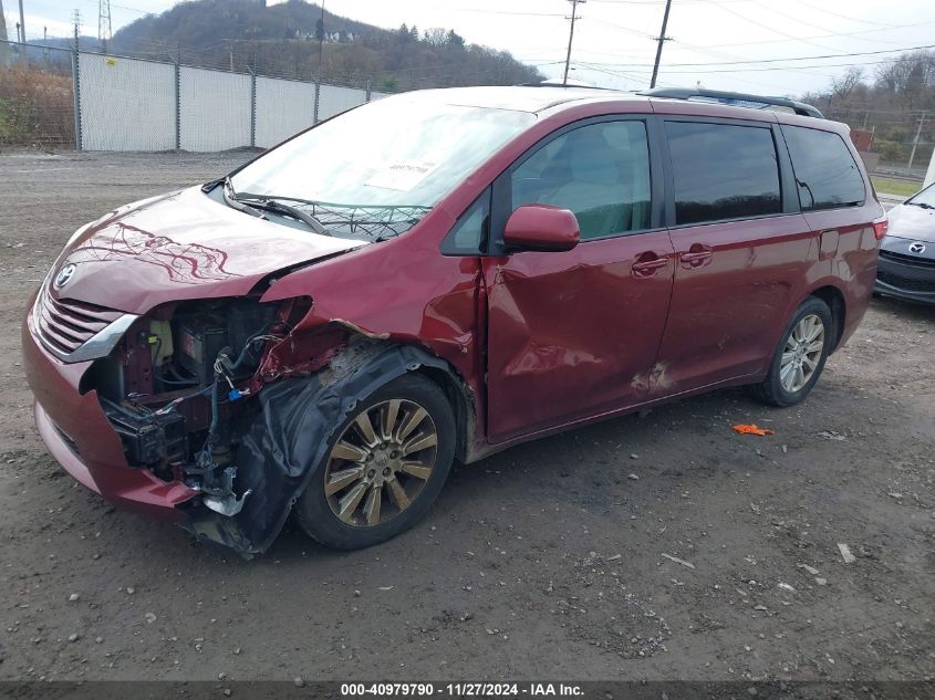 VIN 5TDJK3DC0FS097288 2015 TOYOTA SIENNA no.2