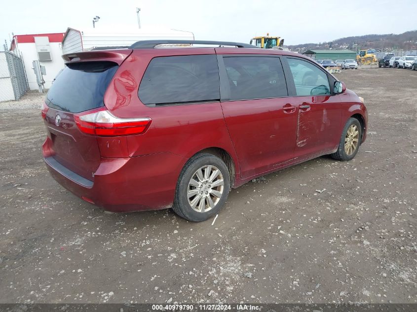 VIN 5TDJK3DC0FS097288 2015 TOYOTA SIENNA no.4