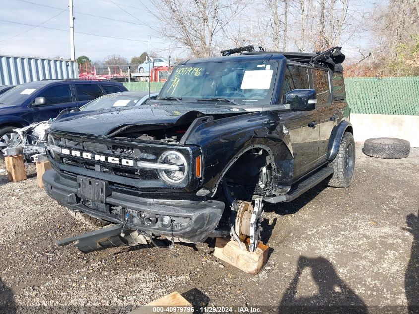 2021 Ford Bronco Outer Banks VIN: 1FMEE5BP4MLA77839 Lot: 40979796