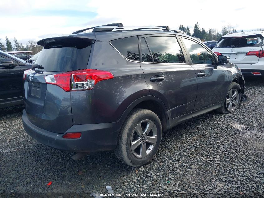 VIN JTMRFREV1FJ039018 2015 Toyota RAV4, Xle no.4