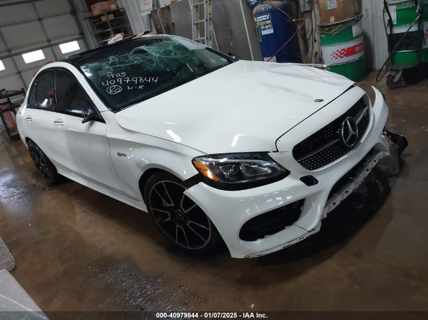 VIN 55SWF6EB8JU258208 2018 MERCEDES-BENZ AMG C 43 no.1