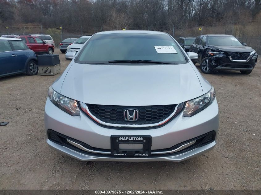 2014 Honda Civic Lx VIN: 19XFB2F5XEE007152 Lot: 40979875