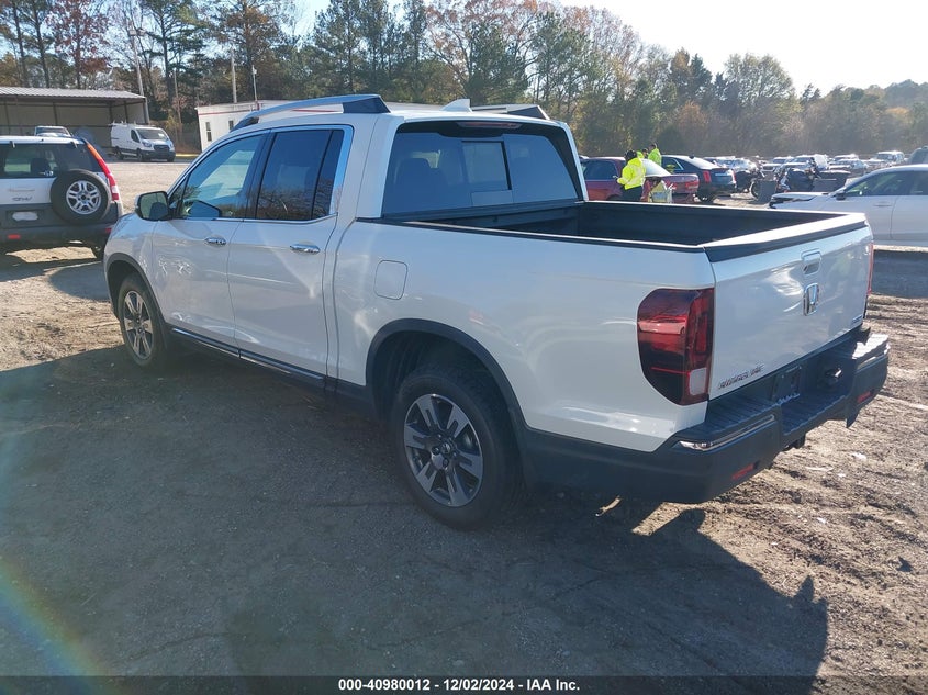 Vin: 5fpyk3f75jb007992, lot: 41469828, honda ridgeline rtl-e 20183