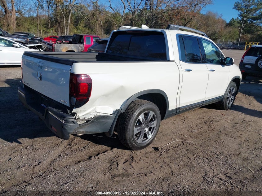 Vin: 5fpyk3f75jb007992, lot: 41469828, honda ridgeline rtl-e 20184