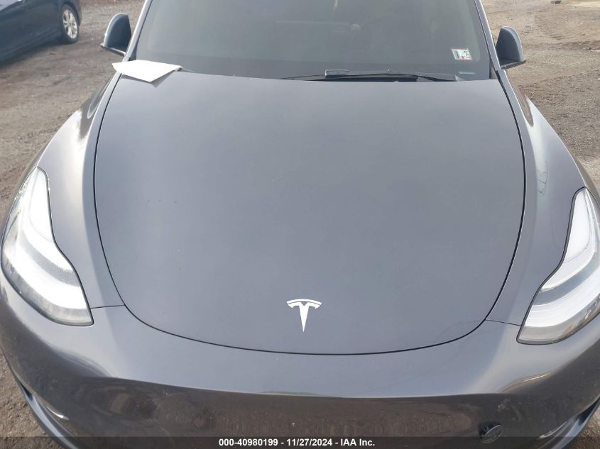 VIN 5YJYGDEE7MF182037 2021 Tesla Model Y, Long Rang... no.10