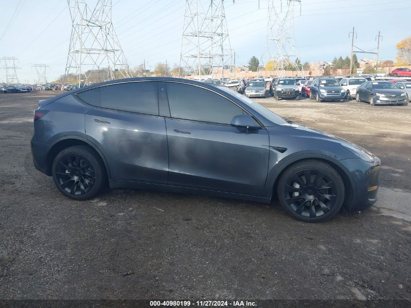 VIN 5YJYGDEE7MF182037 2021 Tesla Model Y, Long Rang... no.13