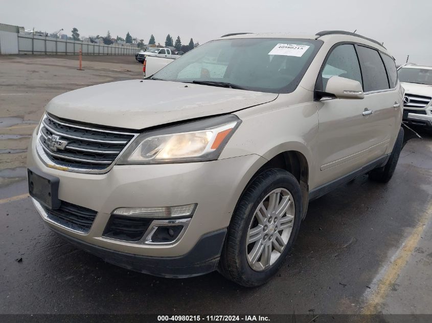 VIN 1GNKRGKD8DJ109384 2013 Chevrolet Traverse, 1LT no.2