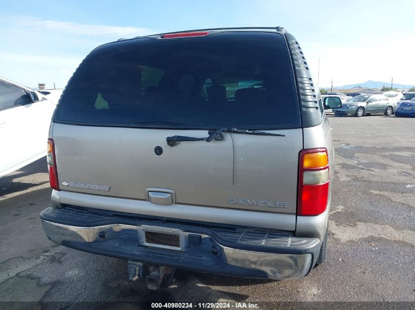 2003 Chevrolet Suburban K1500 VIN: 3GNFK16Z23G236849 Lot: 40980234