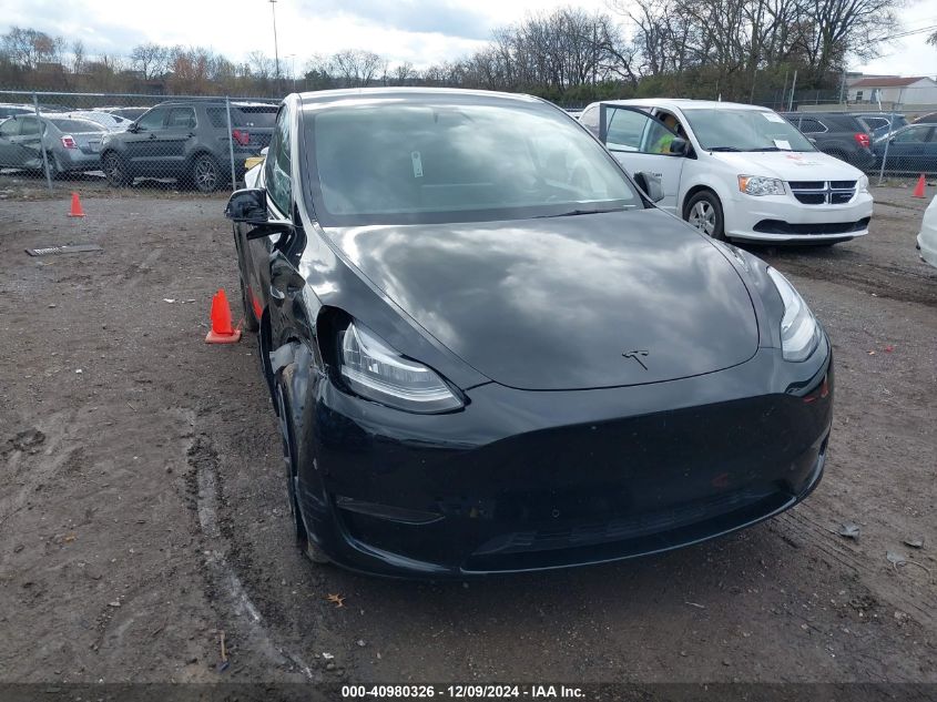 2021 Tesla Model Y Long Range Dual Motor All-Wheel Drive VIN: 5YJYGDEE3MF297248 Lot: 40980326