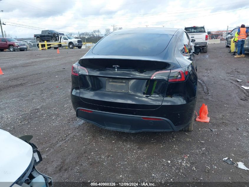 2021 Tesla Model Y Long Range Dual Motor All-Wheel Drive VIN: 5YJYGDEE3MF297248 Lot: 40980326