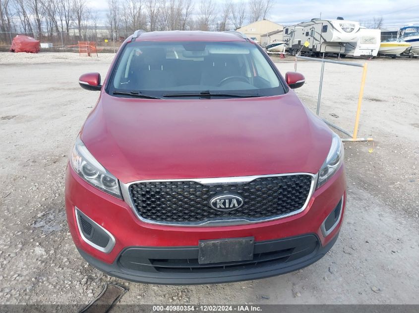 2016 KIA SORENTO 2.4L LX VIN: 5XYPGDA31GG158734