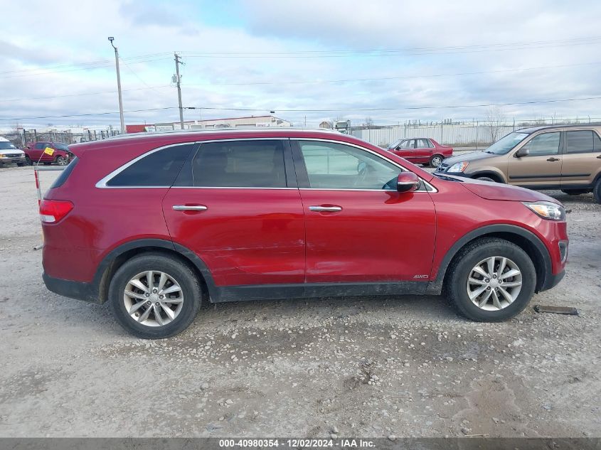 2016 KIA SORENTO 2.4L LX VIN: 5XYPGDA31GG158734