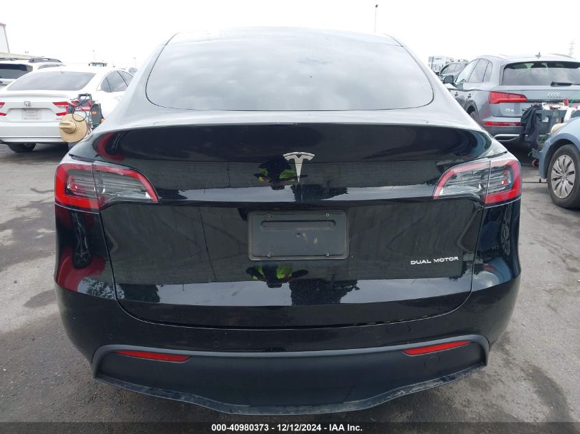 2021 Tesla Model Y Long Range Dual Motor All-Wheel Drive VIN: 5YJYGDEE7MF284017 Lot: 40980373