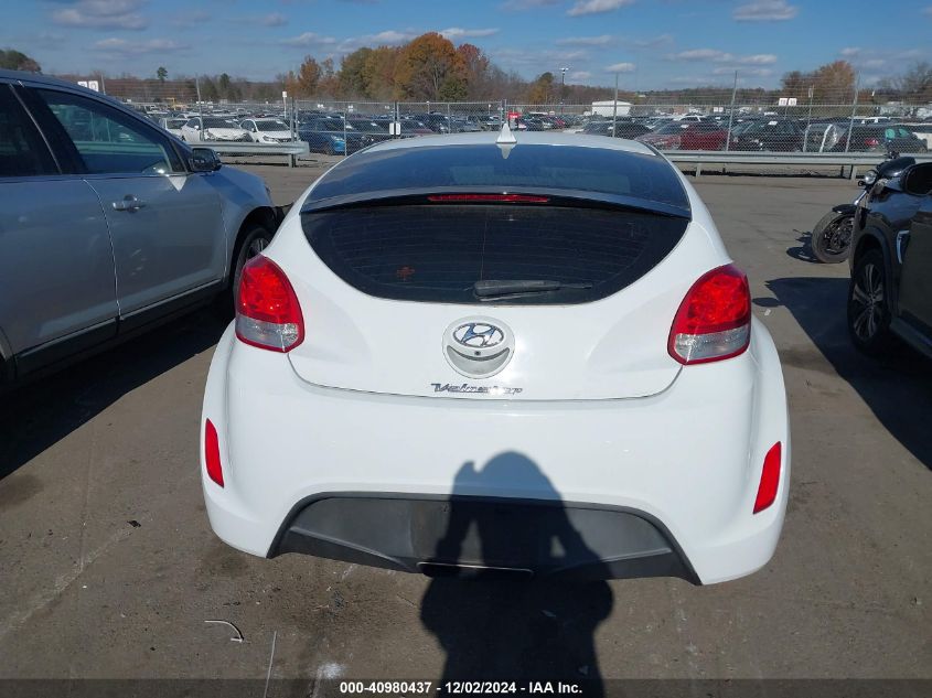 2017 Hyundai Veloster VIN: KMHTC6AD1HU307184 Lot: 40980437