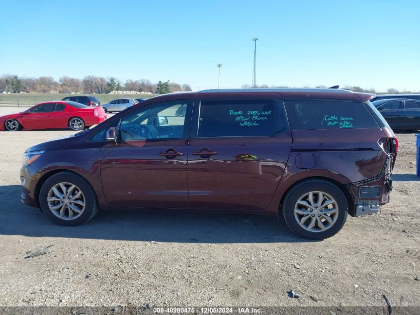 2019 Kia Sedona Ex VIN: KNDMB5C11K6533729 Lot: 40980475