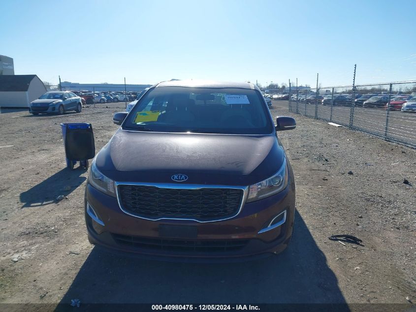 2019 Kia Sedona Ex VIN: KNDMB5C11K6533729 Lot: 40980475