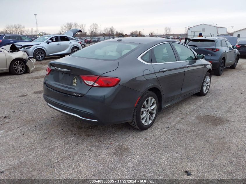 VIN 1C3CCCCBXFN524467 2015 Chrysler 200, C no.4