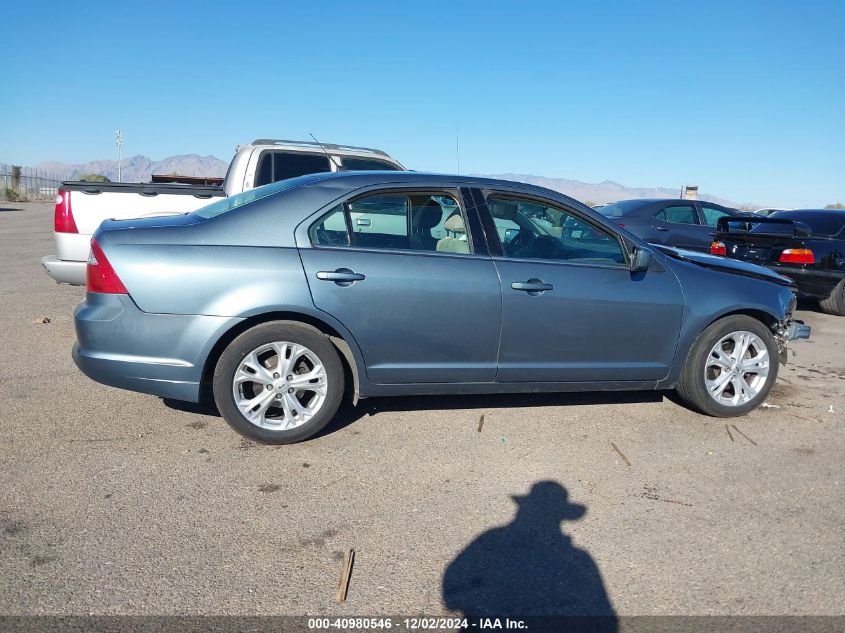 2012 Ford Fusion Se VIN: 3FAHP0HAXCR239366 Lot: 40980546