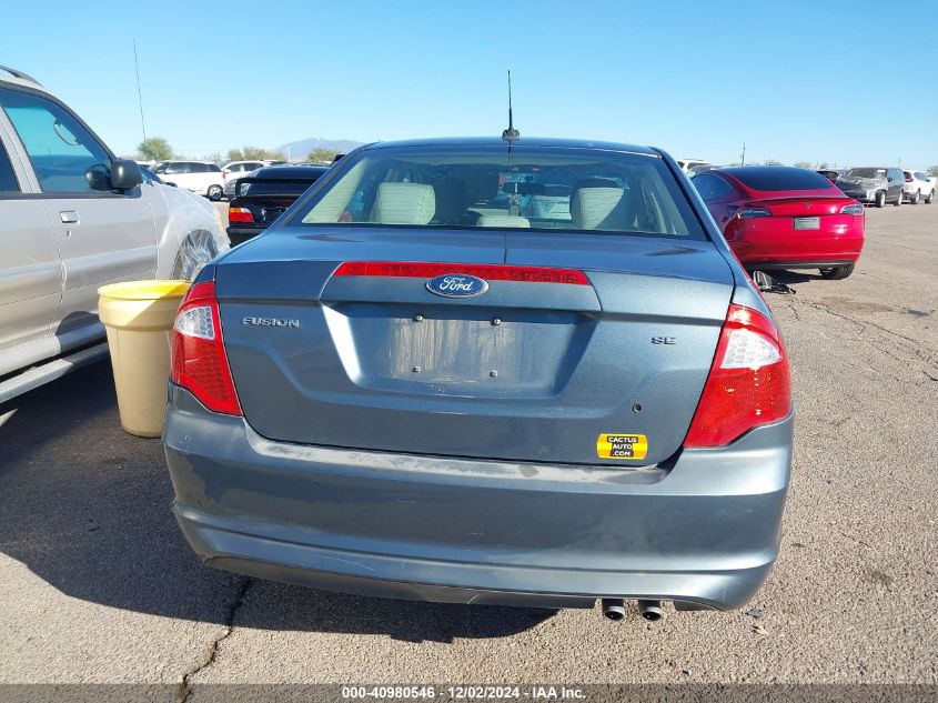 2012 Ford Fusion Se VIN: 3FAHP0HAXCR239366 Lot: 40980546