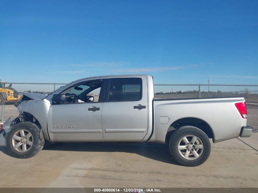 2012 Nissan Titan Sv VIN: 1N6BA0ED0CN327021 Lot: 40980614