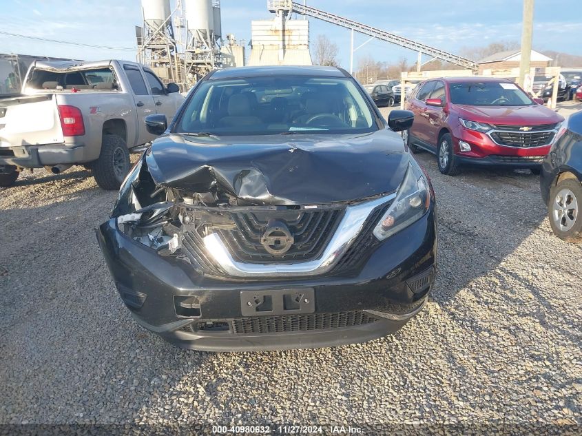 2018 Nissan Murano S VIN: 5N1AZ2MH3JN102835 Lot: 40980632