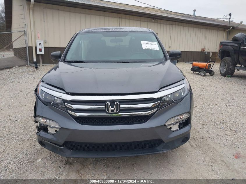 VIN 5FNYF5H16HB003039 2017 Honda Pilot, LX no.12