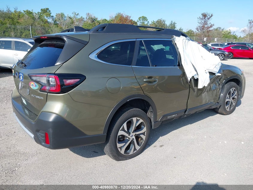 Vin: 4s4btanc7n3269090, lot: 41470686, subaru outback limited 20224