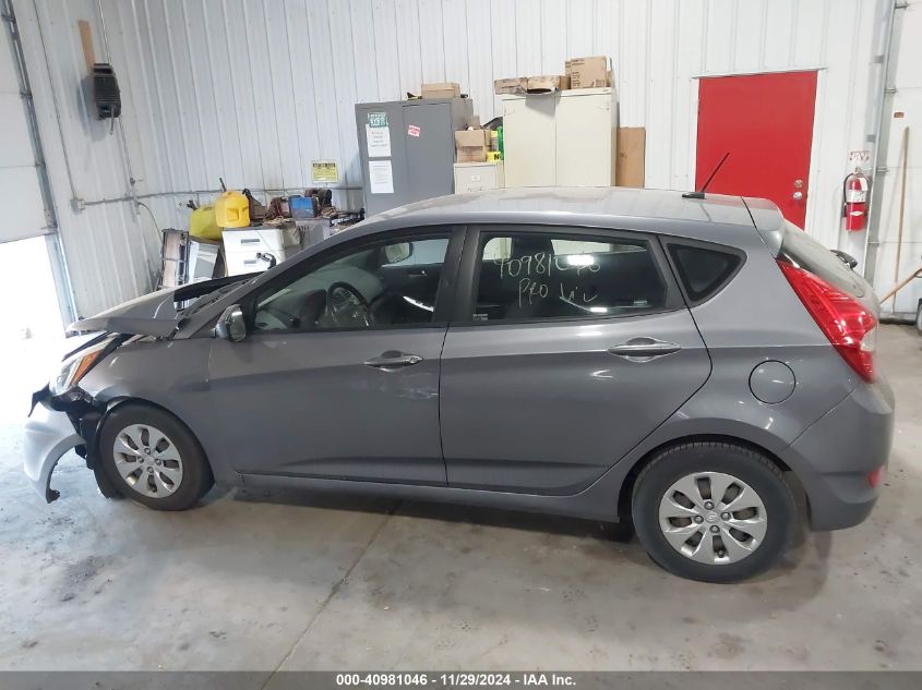 VIN KMHCT5AEXFU220075 2015 HYUNDAI ACCENT no.14