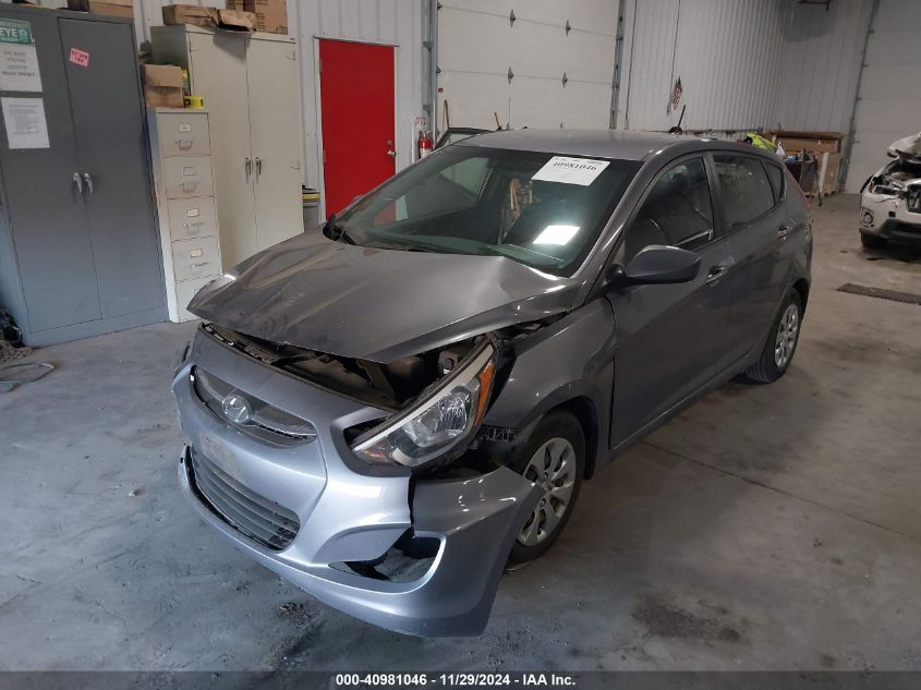 VIN KMHCT5AEXFU220075 2015 HYUNDAI ACCENT no.6