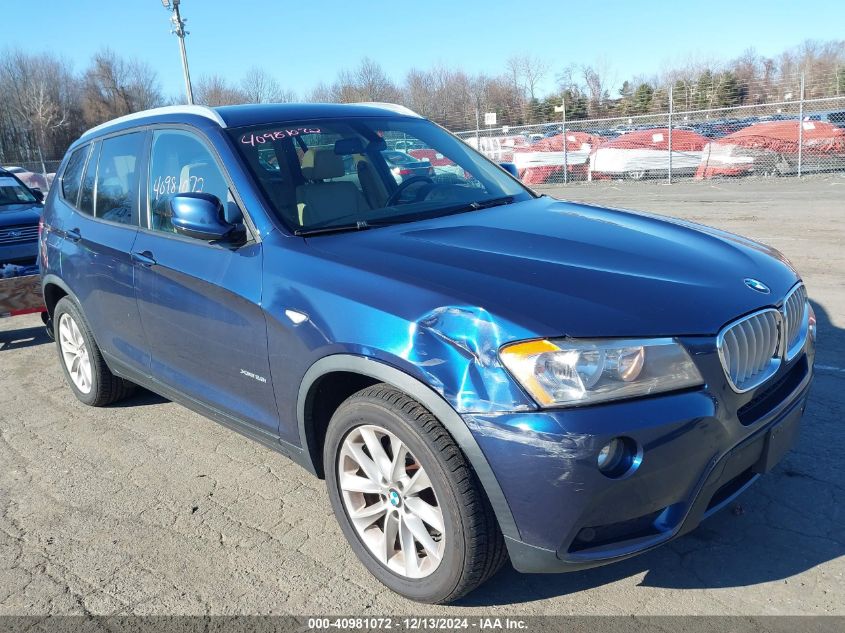 2013 BMW X3 XDRIVE28I - 5UXWX9C5XD0D08107