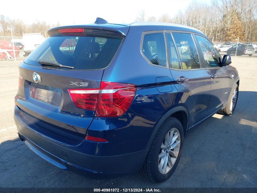 VIN 5UXWX9C5XD0D08107 2013 BMW X3, Xdrive28I no.4