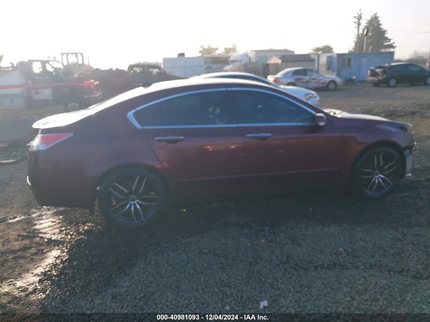 2009 ACURA TL VIN: 19UUA86579A019170
