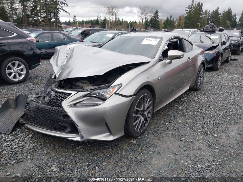 VIN JTHHE5BC2F5003002 2015 Lexus RC, 350 no.2