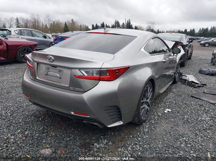 VIN JTHHE5BC2F5003002 2015 Lexus RC, 350 no.4