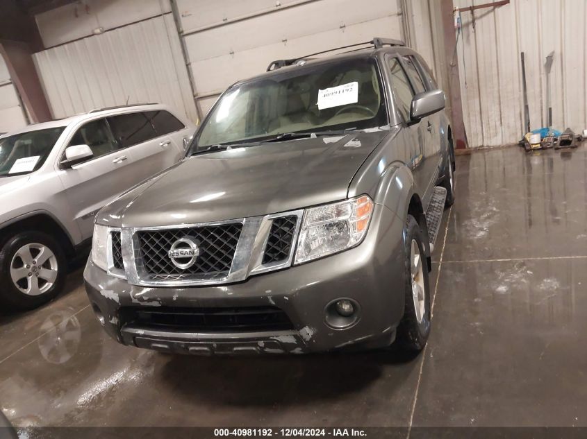 2008 Nissan Pathfinder Se VIN: 5N1AR18B68C601683 Lot: 40981192