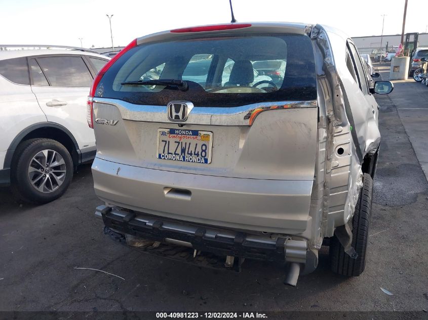 2015 Honda Cr-V Lx VIN: 3CZRM3H30FG708291 Lot: 40981223