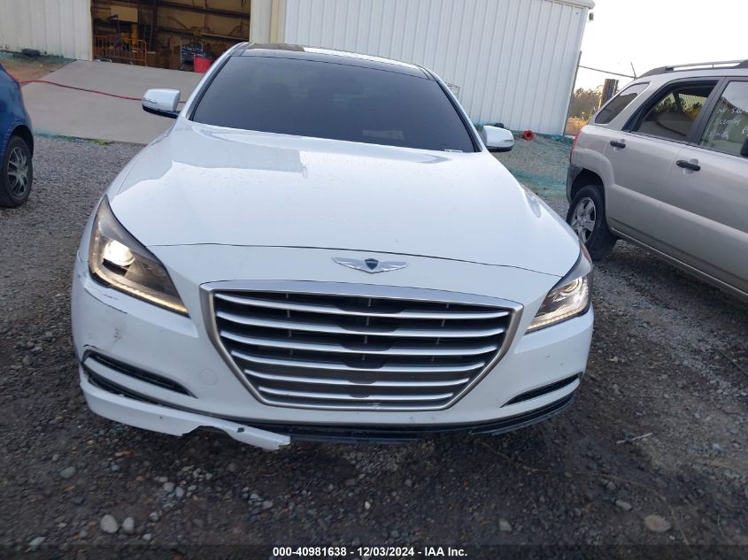 2015 Hyundai Genesis 3.8 VIN: KMHGN4JE0FU058902 Lot: 40981638