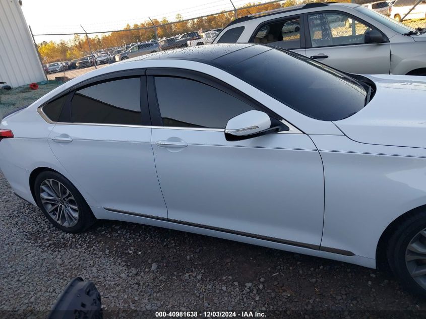 2015 Hyundai Genesis 3.8 VIN: KMHGN4JE0FU058902 Lot: 40981638