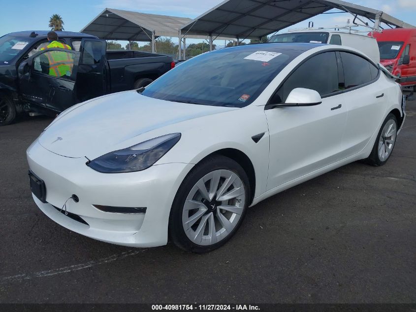 VIN 5YJ3E1EA2PF497425 2023 TESLA MODEL 3 no.2