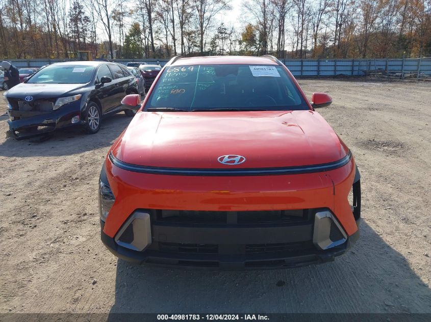 2024 Hyundai Kona Sel VIN: KM8HB3AB5RU159368 Lot: 40981783