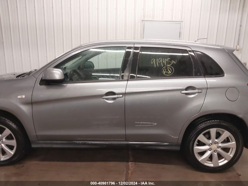 2014 Mitsubishi Outlander Sport Es VIN: 4A4AP3AU8EE008501 Lot: 40981796