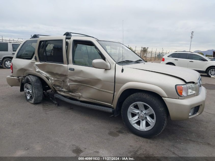 2002 Nissan Pathfinder Le VIN: JN8DR09X52W655489 Lot: 40981833