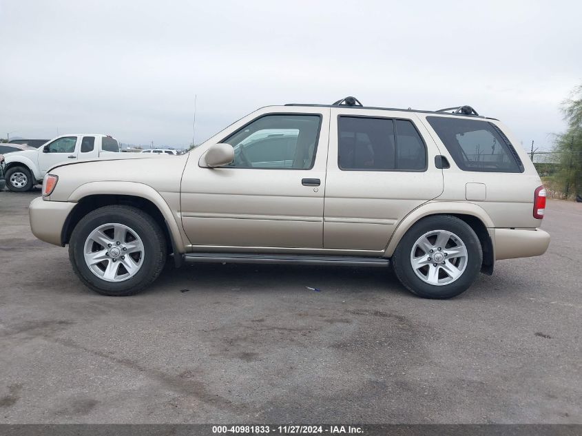 2002 Nissan Pathfinder Le VIN: JN8DR09X52W655489 Lot: 40981833