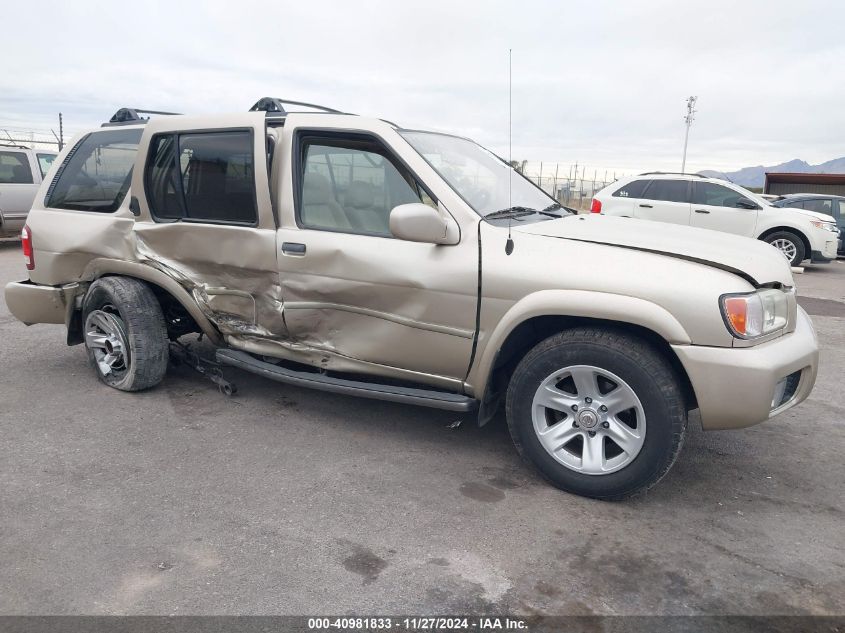 2002 Nissan Pathfinder Le VIN: JN8DR09X52W655489 Lot: 40981833