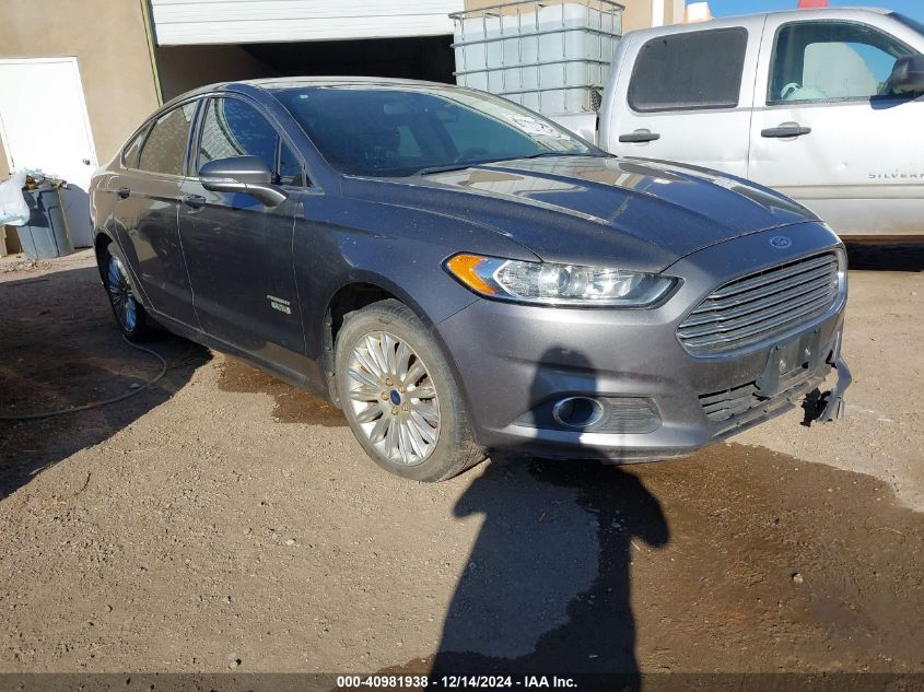 VIN 3FA6P0PU9ER269416 2014 FORD FUSION ENERGI no.1