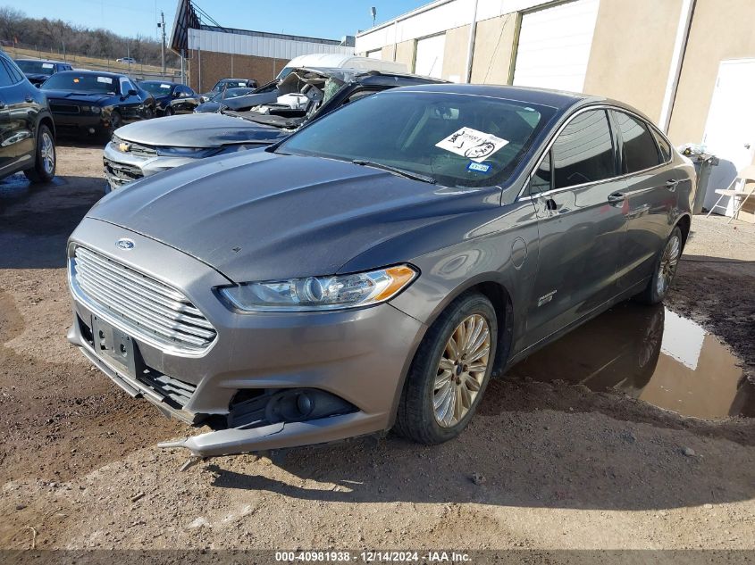 VIN 3FA6P0PU9ER269416 2014 FORD FUSION ENERGI no.2